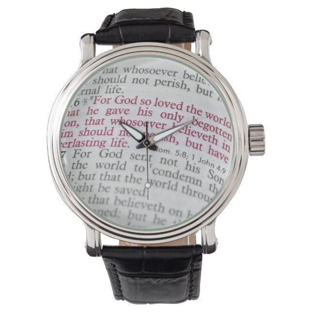 Montre John 3:16 (devant)