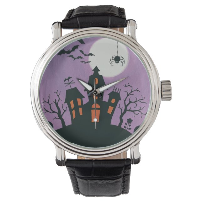 Montre Joie de décoration de Noël rouge (devant)