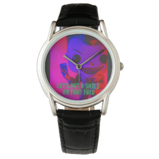 Montre Joker laisse un sourire sur ce visage
