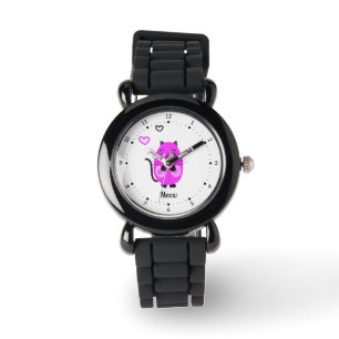 Montre Joli chat lilas