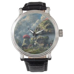 Montre Joli gnome, maison champignon