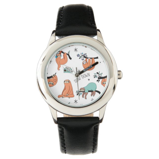 Montre Joli Motif de fentes (devant)
