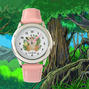 Montre joli petit girafe ajouter nom