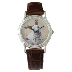 Montre Joli sourire blanc renne Chien Chien Chien Chien C