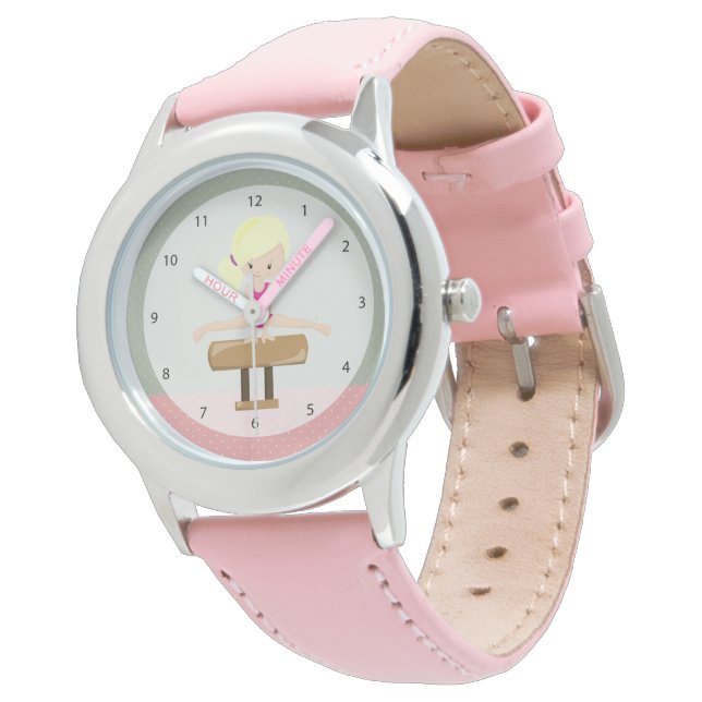 Montre Jolie fille de gymnastique (Incliné)