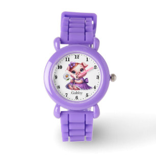 Montre Jolie filles porc ajouter nom
