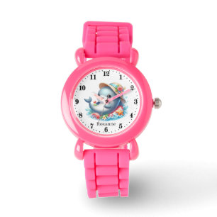 Montre Jolies filles dauphin amoureux ajouter le nom