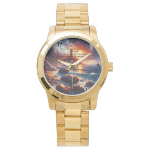Montre Joshua 1:9:prière de la foi chrétienne