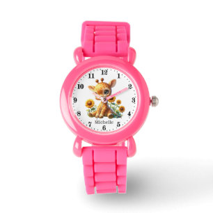 Montre Jote Girls girafe ajouter nom