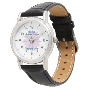 Montre Jote Retraite Watch Biologie Professeur Personnali