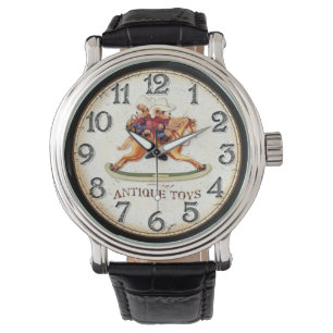 Montre Jouets antiques Cheval Rocse Teddy Bear