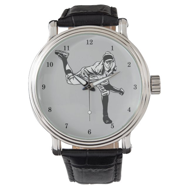 Montre Joueur de baseball vintage (devant)