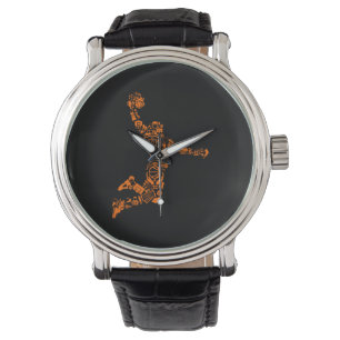 Montre Joueur de basket Sport Vintage Athlète