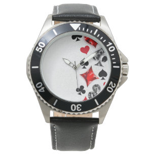 Montre Joueur de poker Joueur de cartes de jouer costumes