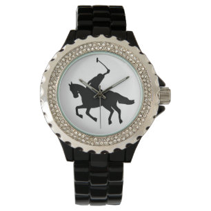 Montre Joueur de polo à cheval.
