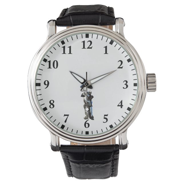 Montre Joueur de trompettes (devant)