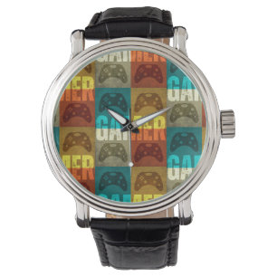 MONTRE JOUEUR RÉTRO JEU VIDÉO