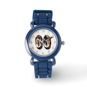 Montre Joueurs de basket-ball dimensionnels Numéro 00, 