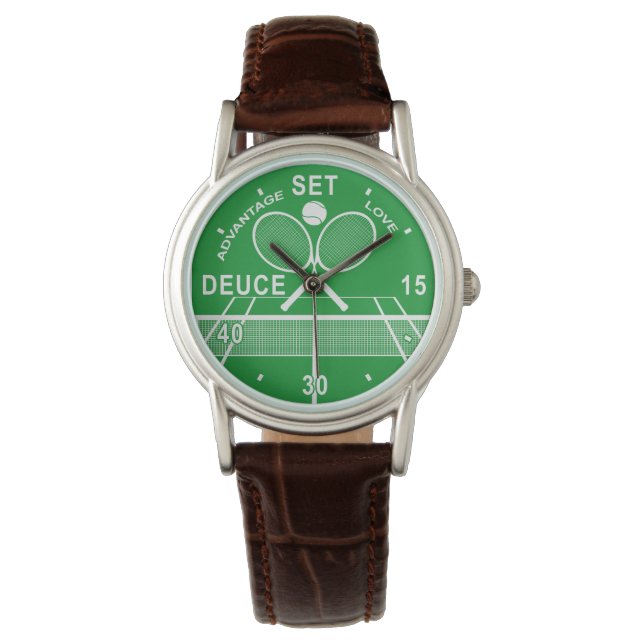 Montre Joueurs De Tennis, Tennis Court Watch (devant)
