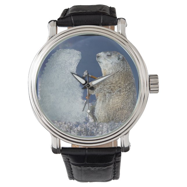 Montre Jour de la marmotte (devant)