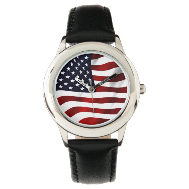 Montre Jour de l'indépendance patriotique du drapeau amér (devant)