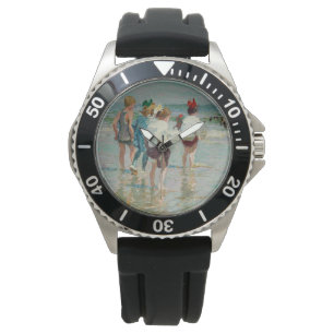 Montre Jour d'été à Brighton Beach (par E.H. Potthast)