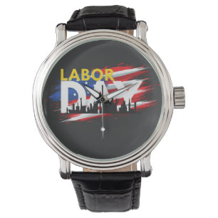 Montre journée du travail heureuse