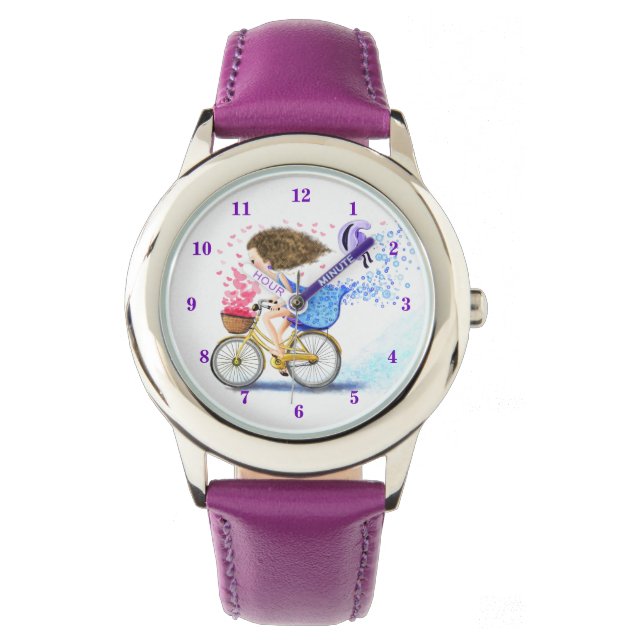 Montre Joyeuse fille avec Veille Vélo (devant)