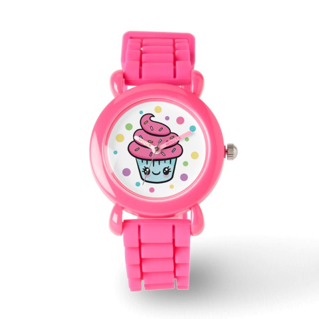 Montre Joyeux enfant Cupcake (Recto)