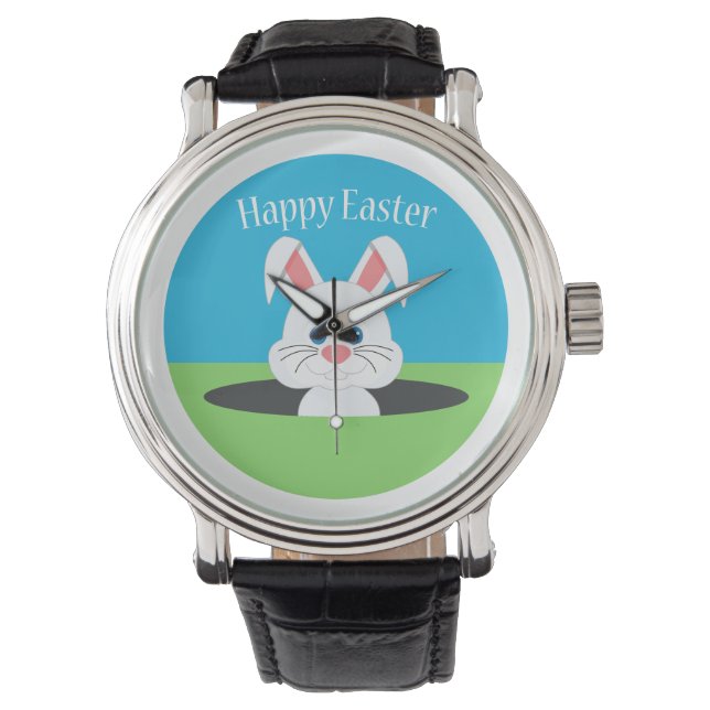Montre Joyeux Lapin de Pâques (devant)