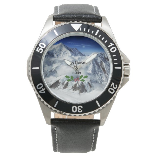 Montre Joyeux Noël de l'Alaska (devant)