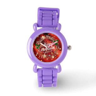 Montre Joyeux Noël, étincelant et brillant,