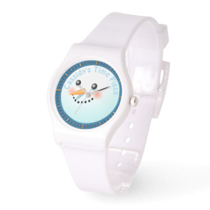 Montre Joyeux visage de Snowman