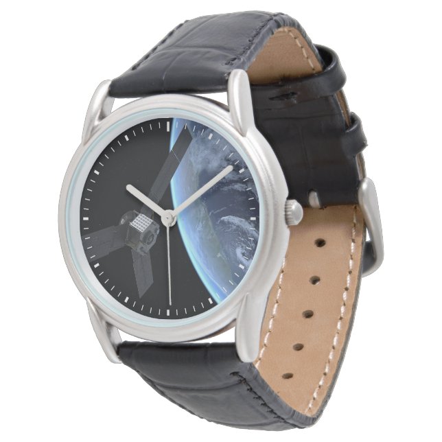 Montre Juno Spacecraft Pendant Son Vol Sur Terre (Incliné)