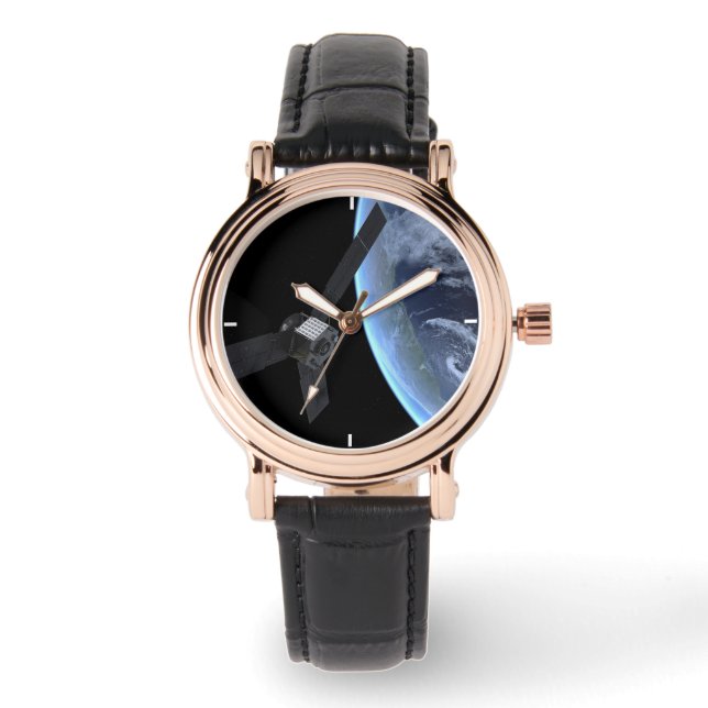 Montre Juno Spacecraft Pendant Son Vol Sur Terre (Recto)