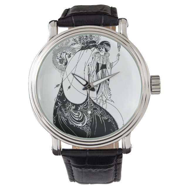 Montre Jupe Peacock Beardsley Art Nouveau (devant)