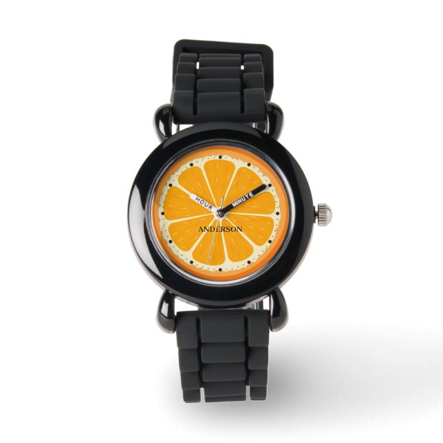 Montre Jus de citron frais orange (Recto)