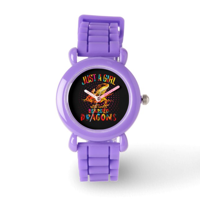 Montre Juste une fille qui aime les dragons barrés (Recto)