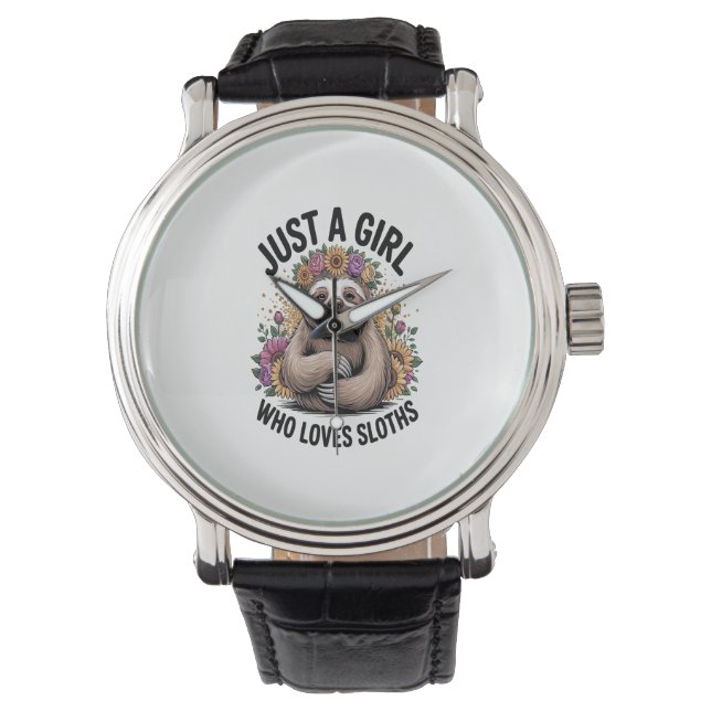 Montre juste une fille qui aime les paresseux (devant)