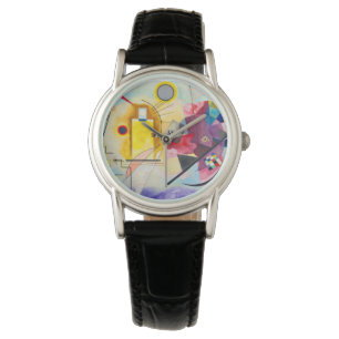 Montre Kandinsky jaune-rouge-bleu