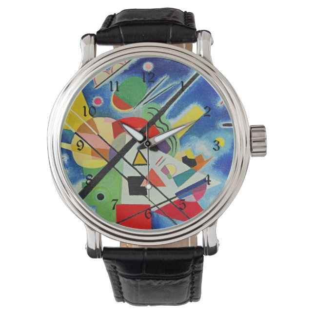 Montre Kandinsky - Peinture Bleue (devant)
