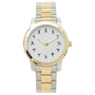 Montre Karate d'arts martiaux (noir, gris)