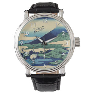 Montre Katsushika Hokusai - Umegawa dans la province de S