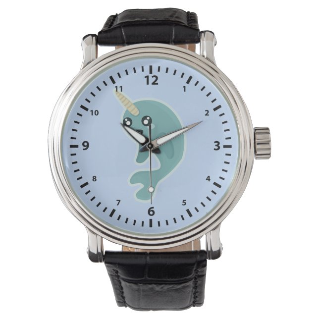 Montre Kawaii Narwhal (devant)