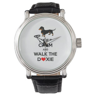 Montre Keep Calm and Walk the Doxie