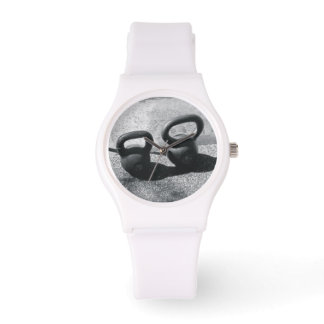Montre Kettlebell blanche