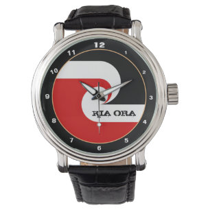 Montre Kia Ora & Maori Drapeau Nouvelle-Zélande mode / s