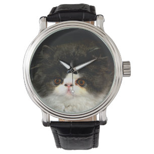 Montre Kitten noir et blanc