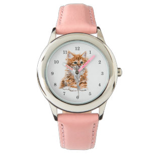 Montre Kitten Watch Cadeau Sweet Baby Chat