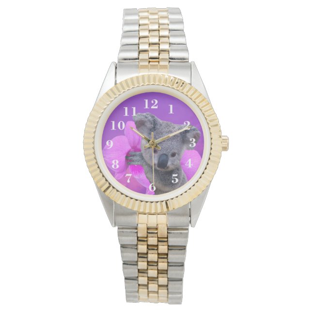 Montre Koala et Orchids (devant)